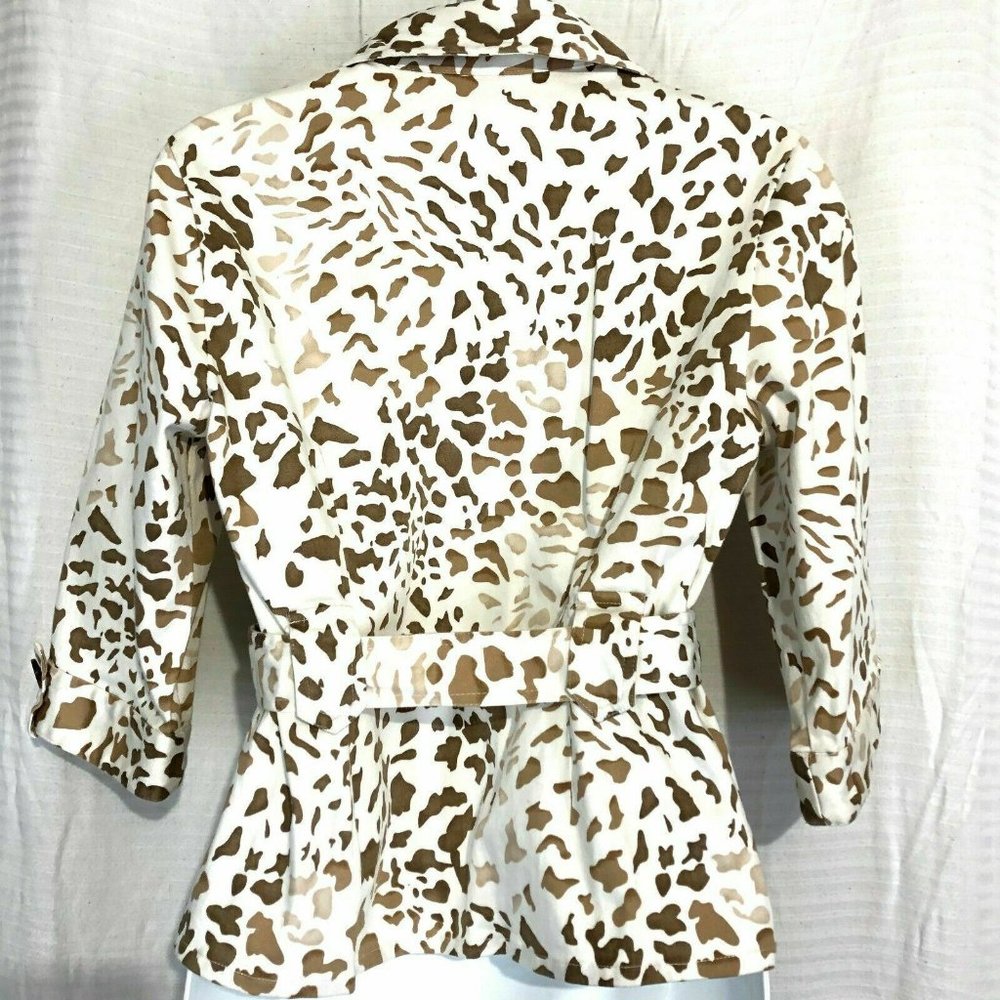 FINAL SUSAN BRISTOL PETITE Animal Print Suit Jacket - Picture 2 of 4